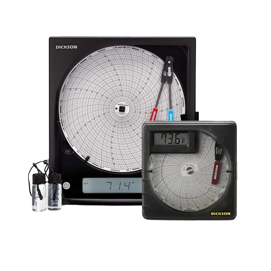 Chart recorders environmental monitoring
